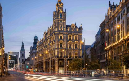 Kivételes koncepcióval újult meg Budapest városképének egyik meghatározó épülete, az északi Klotild-palota